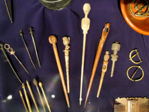 Roman hairpin in Museum of London