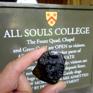 All Souls seal and College sign